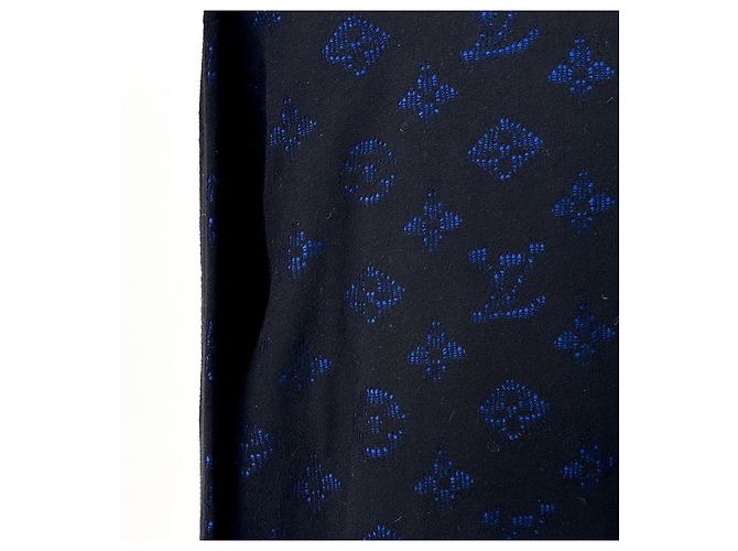 Louis Vuitton Monogramm Drop Knit Bomberjacke Blau - Ansicht 5