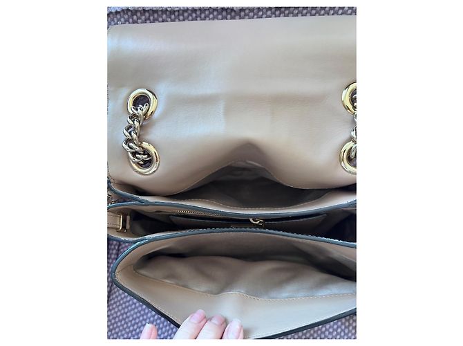Miu Miu Borsa in pelle beige - vista 14