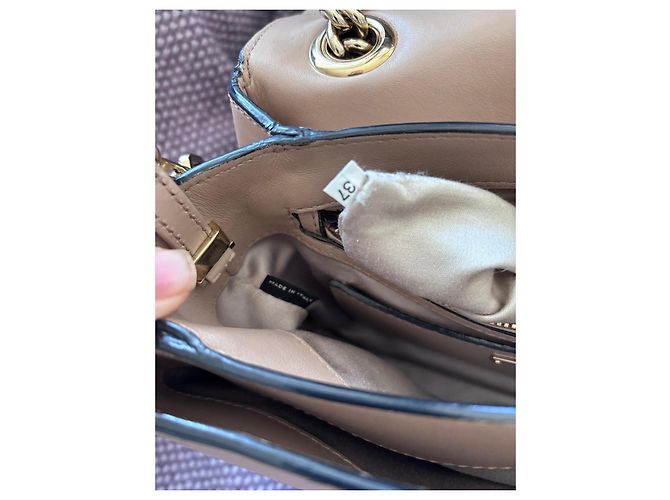 Miu Miu Borsa in pelle beige - vista 16
