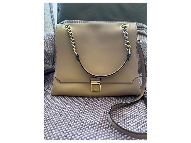 Miu Miu Borsa in pelle beige - vista 7