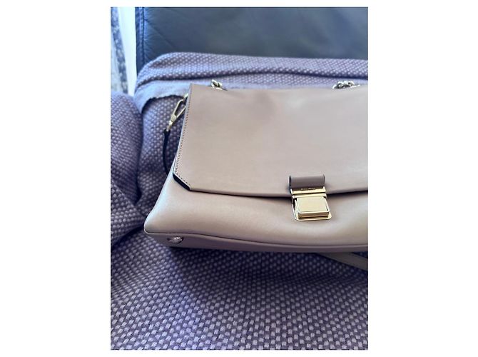 Miu Miu Borsa in pelle beige - vista 8