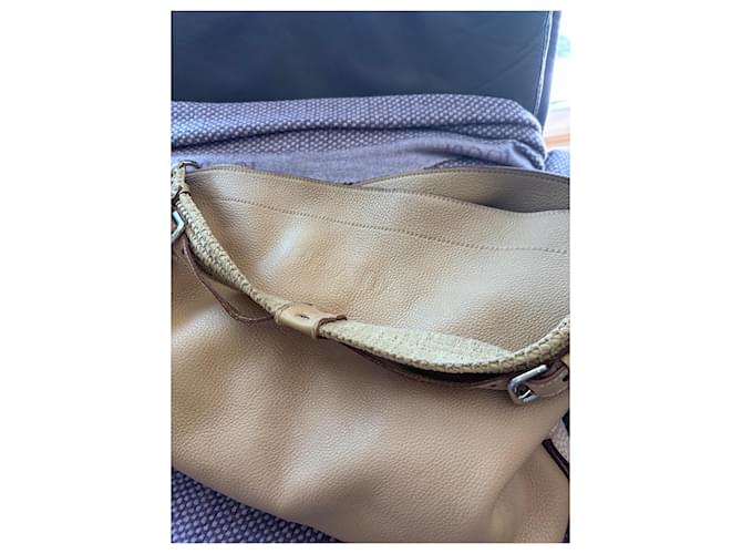 Prada Borsa Hobo in pelle Beige - vista 2