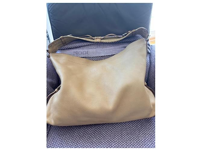 Prada Borsa Hobo in pelle Beige - vista 3