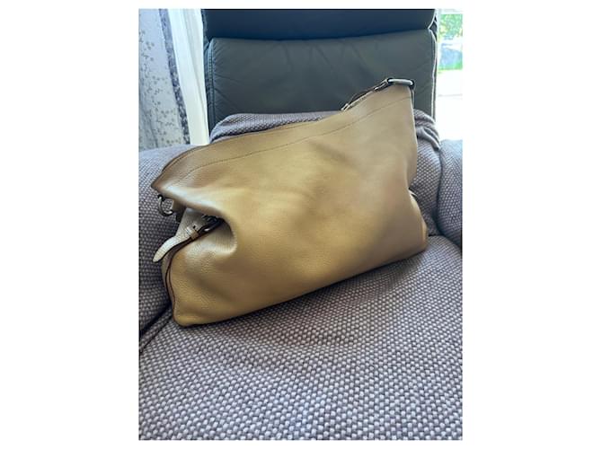 Prada Borsa Hobo in pelle Beige - vista 4