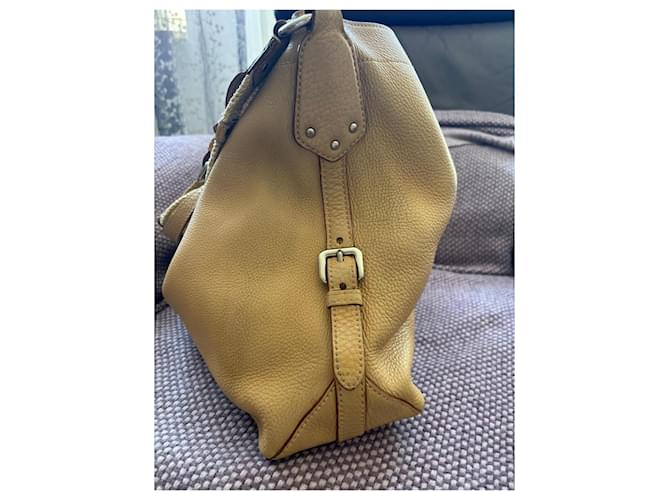 Prada Borsa Hobo in pelle Beige - vista 5