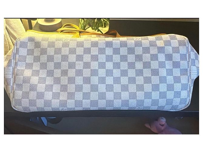 Louis Vuitton Neverfull MM Damier Azur Damier ebene - vista 4