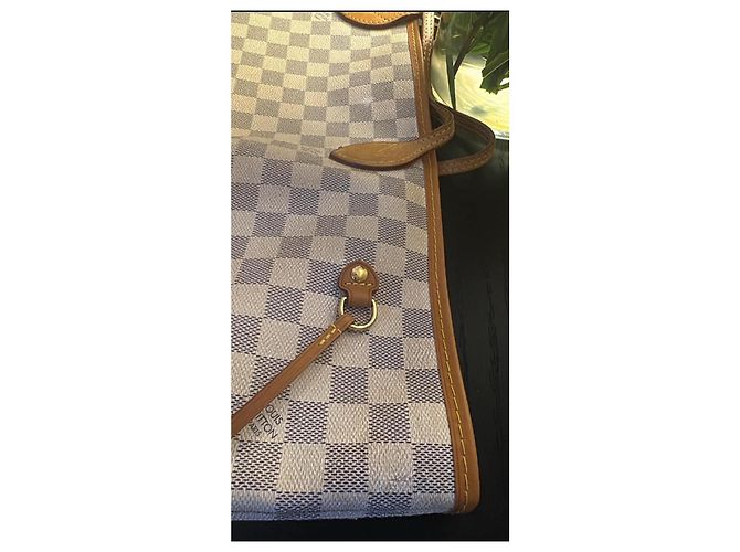 Louis Vuitton Neverfull MM Damier Azur Damier ebene - vista 5