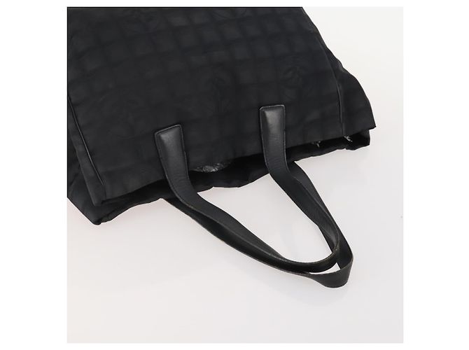 CHANEL Nuova linea di borse Tote in nylon 3 Set Nero Beige CC Auth BA12660 - vista 19