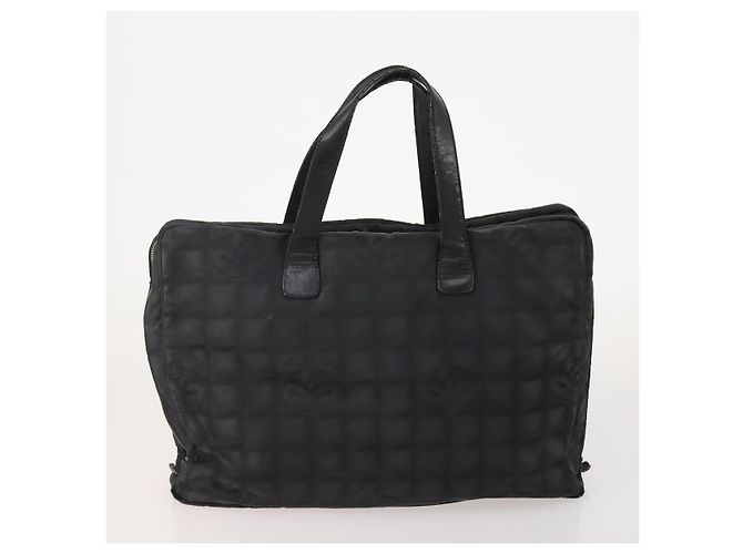 CHANEL Nuova linea di borse Tote in nylon 3 Set Nero Beige CC Auth BA12660 - vista 9