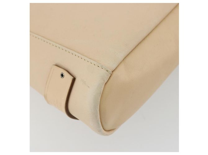 Borsa a Spalla GUCCI in Pelle Beige Argento 91761 Auth 178313 - vista 9