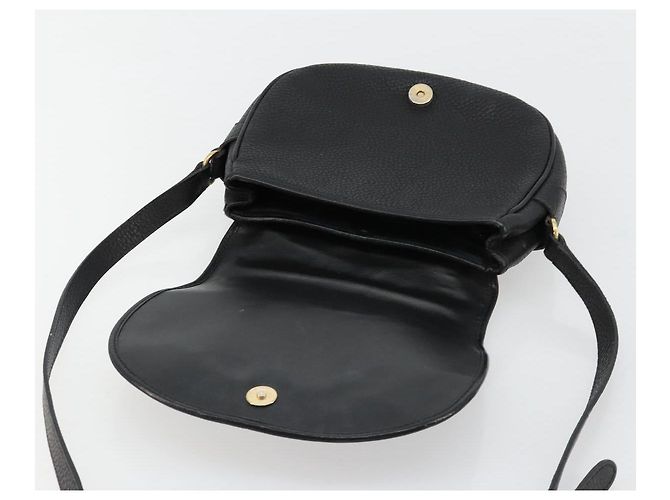 Borsa a Spalla VALENTINO in Pelle Nera e Oro Auth BA12898 Nero D'oro - vista 10