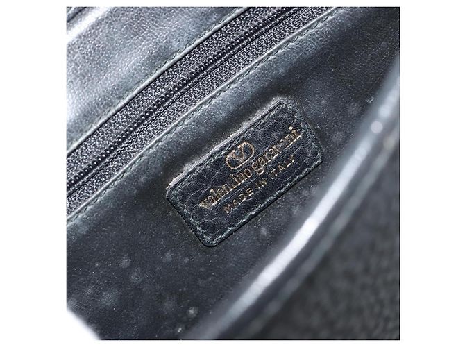 Borsa a Spalla VALENTINO in Pelle Nera e Oro Auth BA12898 Nero D'oro - vista 18