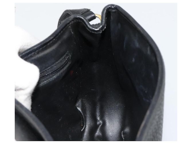 Borsa a Spalla VALENTINO in Pelle Nera e Oro Auth BA12898 Nero D'oro - vista 19