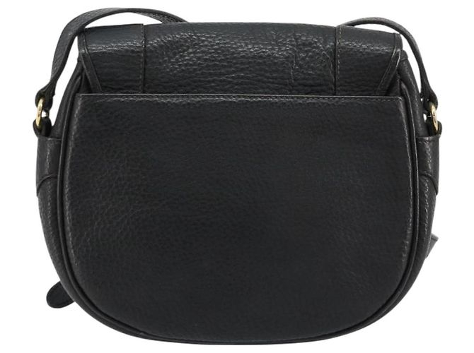 Borsa a Spalla VALENTINO in Pelle Nera e Oro Auth BA12898 Nero D'oro - vista 2