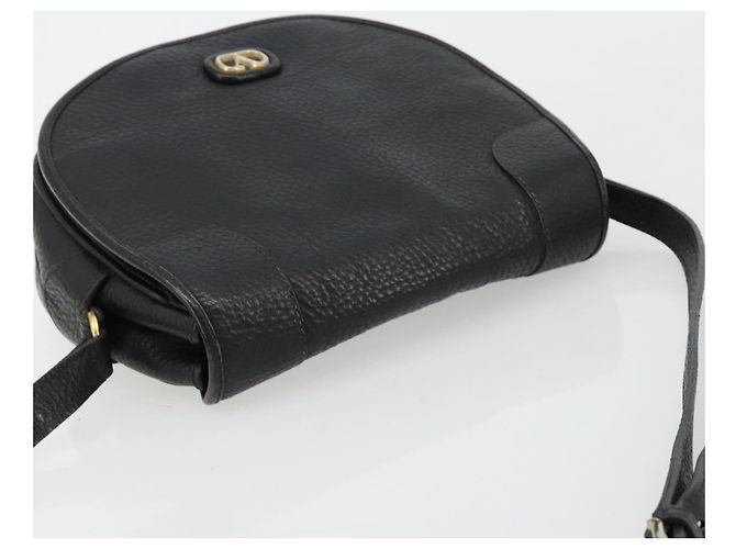 Borsa a Spalla VALENTINO in Pelle Nera e Oro Auth BA12898 Nero D'oro - vista 6