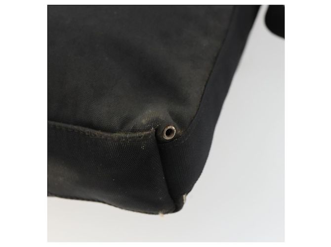 Borsa a Spalla GUCCI Nylon Nero Argento 92646 Auth 179896 - vista 17