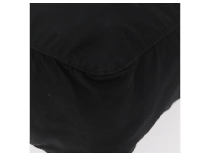 Borsa PRADA in nylon nero argento Auth bs35154 - vista 14