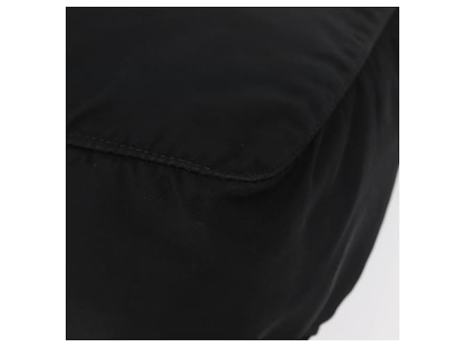 Borsa PRADA in nylon nero argento Auth bs35154 - vista 15
