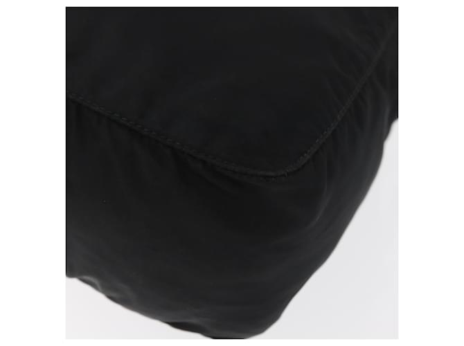 Borsa PRADA in nylon nero argento Auth bs35154 - vista 16