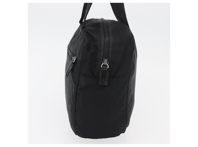 Borsa PRADA in nylon nero argento Auth bs35154 - vista 4