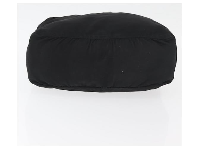 Borsa PRADA in nylon nero argento Auth bs35154 - vista 5