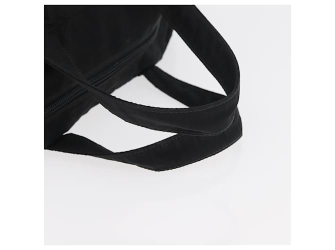 Borsa PRADA in nylon nero argento Auth bs35154 - vista 7