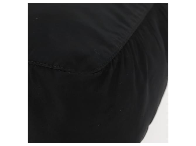 Borsa PRADA in nylon nero argento Auth bs35154 - vista 9