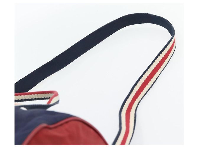 Borsa GUCCI Nylon 2way Navy Red 189657 Auth ka4408 Rosso Blu navy - vista 15