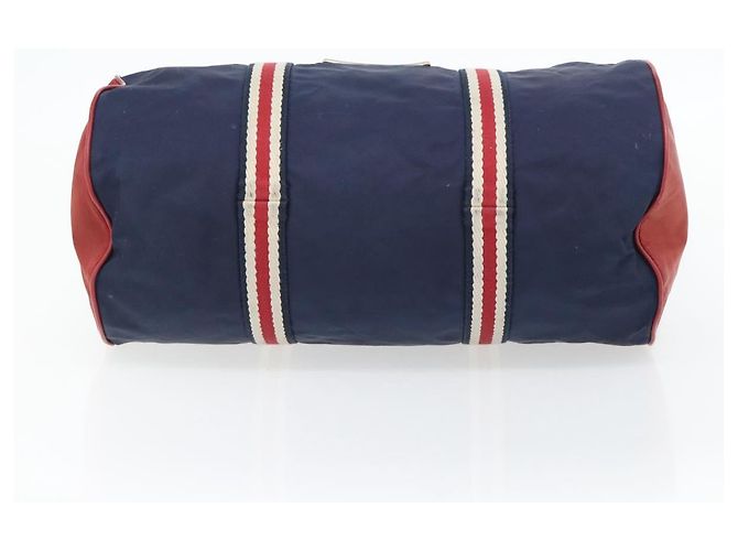 Borsa GUCCI Nylon 2way Navy Red 189657 Auth ka4408 Rosso Blu navy - vista 5