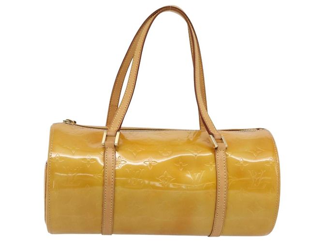 LOUIS VUITTON Borsa Monogram Vernis Bedford Beige M91006 LV Auth 180519 - Ansicht 13