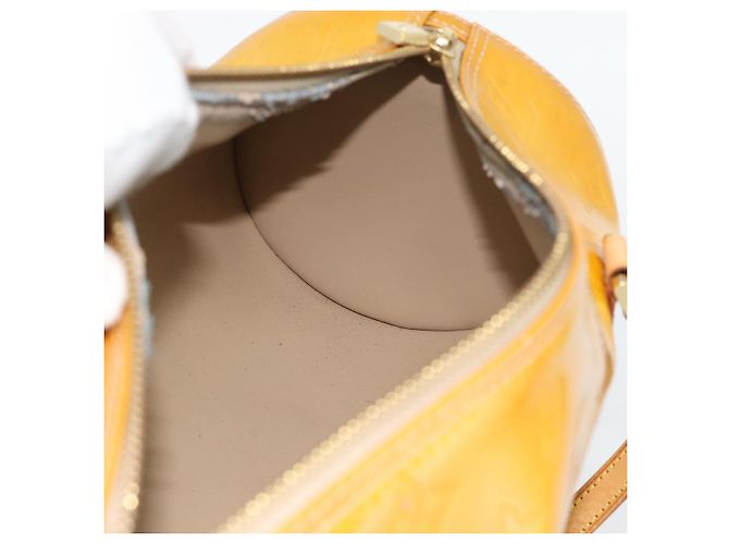 LOUIS VUITTON Borsa Monogram Vernis Bedford Beige M91006 LV Auth 180519 - Ansicht 18
