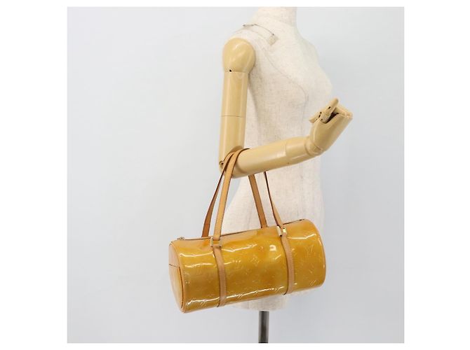 LOUIS VUITTON Borsa Monogram Vernis Bedford Beige M91006 LV Auth 180519 - Ansicht 20