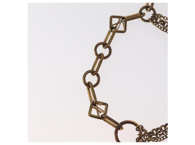 Bracciale LOUIS VUITTON Brassles Chne Vegas in metallo Gold M65362 LV Auth 179885 - vista 7