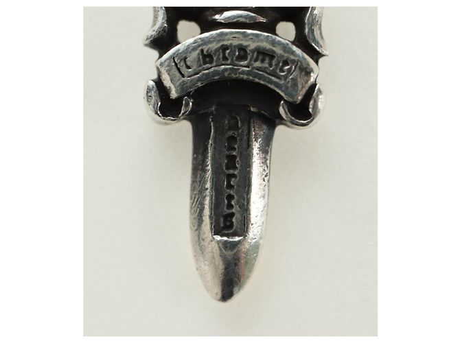 Pendente Chrome Hearts Dagger Charm Top Ag925 Silver Auth 180401M Argento - vista 3