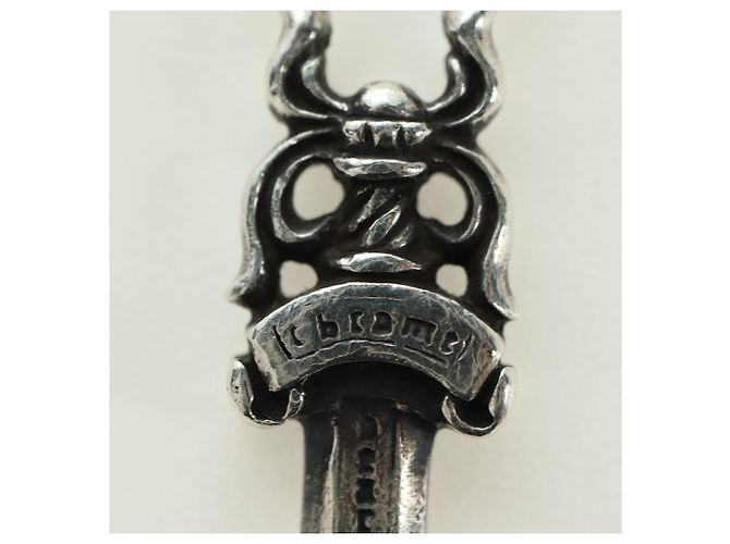 Pendente Chrome Hearts Dagger Charm Top Ag925 Silver Auth 180401M Argento - vista 4