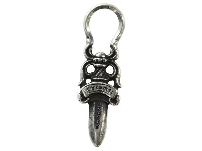 Pendente Chrome Hearts Dagger Charm Top Ag925 Silver Auth 180401M Argento - vista 6