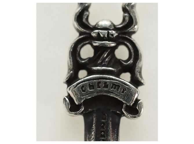 Pendente Chrome Hearts Dagger Charm Top Ag925 Silver Auth 180401M Argento - vista 8