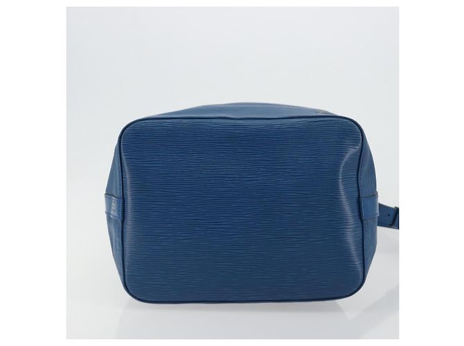Borsa a Spalla LOUIS VUITTON Epi Petit Noe Blu M44105 LV Auth 180613A - vista 5