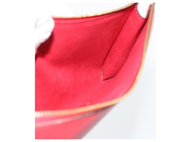 LOUIS VUITTON Epi Pochette Accessoires Pochette Rossa M52947 LV Auth 181376 Rosso - vista 18