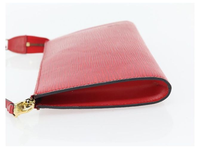 LOUIS VUITTON Epi Pochette Accessoires Pochette Rossa M52947 LV Auth 181376 Rosso - vista 3