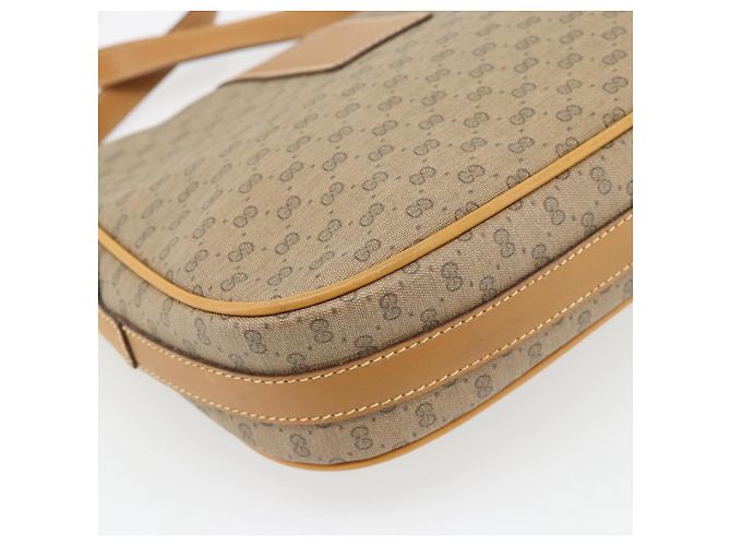 Sac à bandoulière GUCCI Micro GG Supreme en PVC Beige Or 001 41 4425 Auth ka4370 Doré - vue 17
