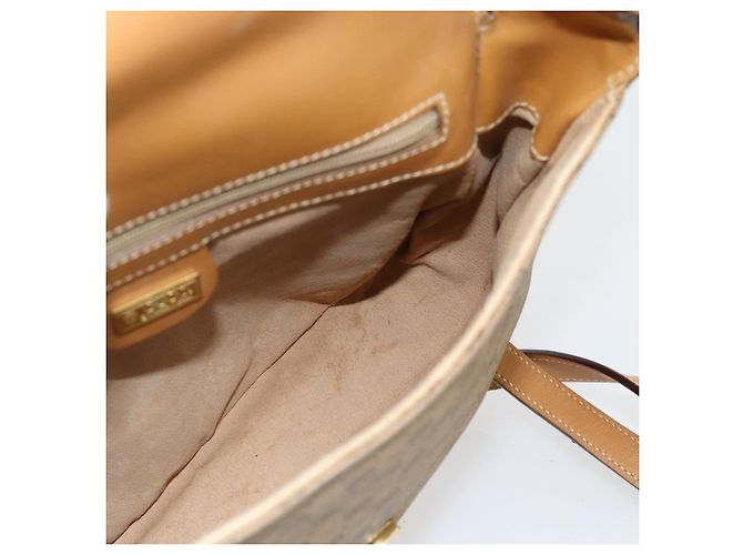 Sac à bandoulière GUCCI Micro GG Supreme en PVC Beige Or 001 41 4425 Auth ka4370 Doré - vue 20