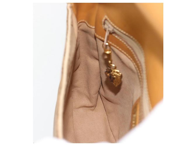 Sac à bandoulière GUCCI Micro GG Supreme en PVC Beige Or 001 41 4425 Auth ka4370 Doré - vue 21