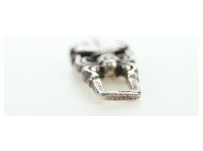 Pendentif Chrome Hearts Dagger Charm Top Ag925 Silver Auth 180402M Argenté - vue 12