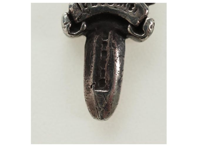 Pendentif Chrome Hearts Dagger Charm Top Ag925 Silver Auth 180402M Argenté - vue 3