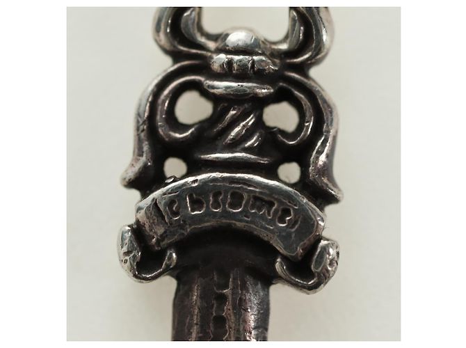 Pendentif Chrome Hearts Dagger Charm Top Ag925 Silver Auth 180402M Argenté - vue 4