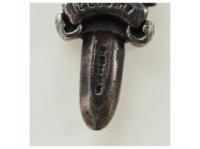 Pendentif Chrome Hearts Dagger Charm Top Ag925 Silver Auth 180402M Argenté - vue 7
