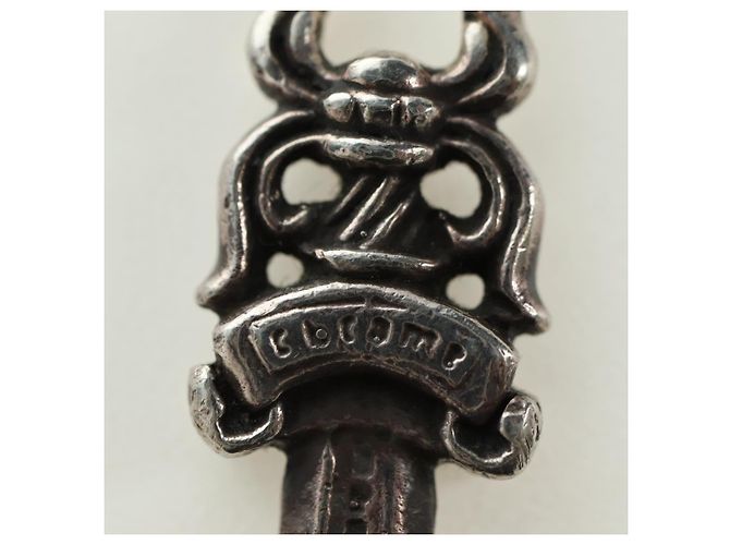 Pendentif Chrome Hearts Dagger Charm Top Ag925 Silver Auth 180402M Argenté - vue 8