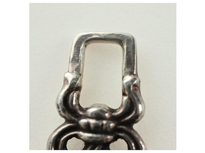 Pendentif Chrome Hearts Dagger Charm Top Ag925 Silver Auth 180402M Argenté - vue 9