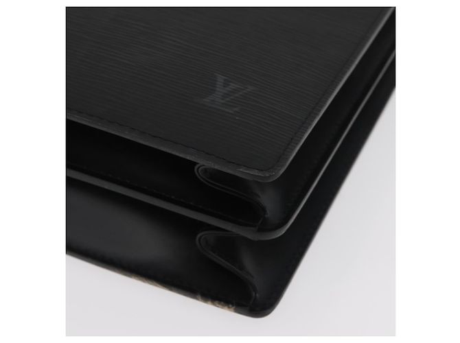 LOUIS VUITTON Epi Serviette Conseiller Business Bag Black M54422 LV Auth BA13021 - vista 14